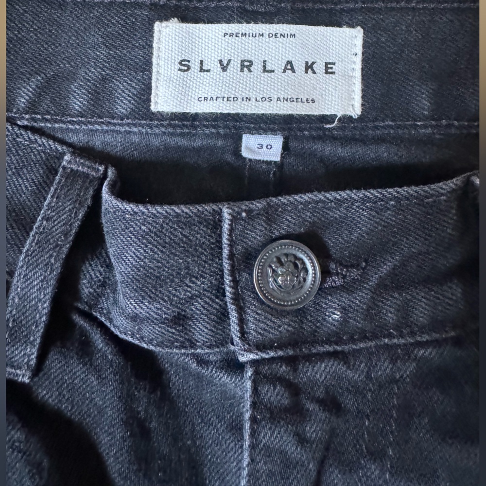 SLVRLAKE Women's Black Cropped Jeans